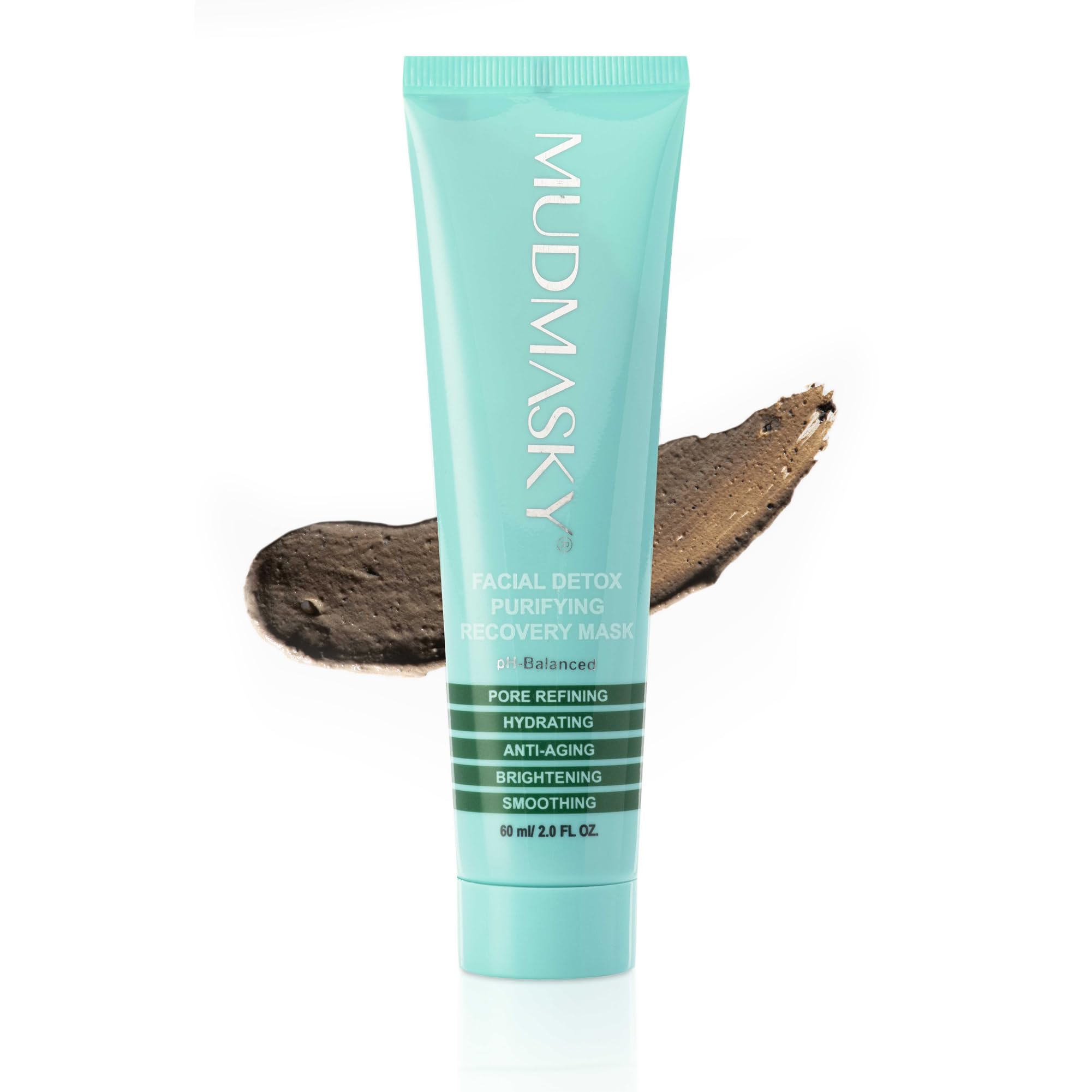 ボディケアサポート＋MOISTURE FACIAL MASK Amazon.com : MUDMASKY Facial Detox Purifying Recovery Mud Mask